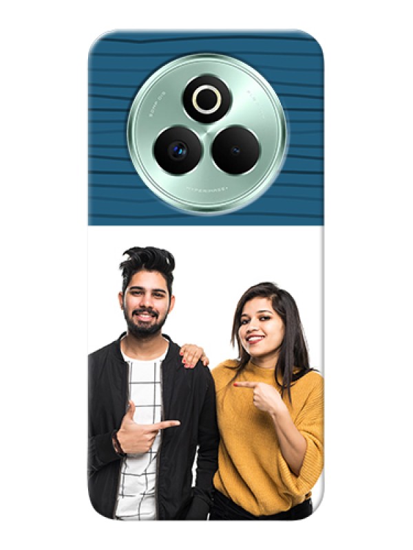 Custom Realme P3 Pro 5G Custom Hard Phone Case - Blue Pattern Cover Design