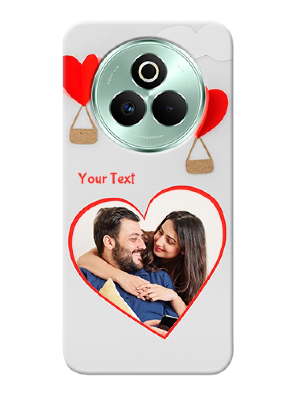 Custom Realme P3 Pro 5G Custom Hard Phone Case - Parachute Love Design