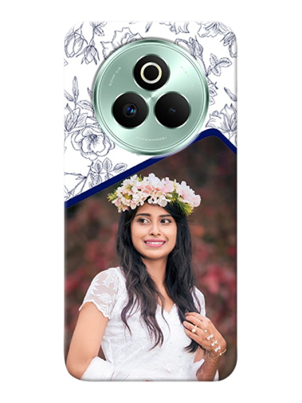 Custom Realme P3 Pro 5G Custom Hard Phone Case - Classy Floral Design