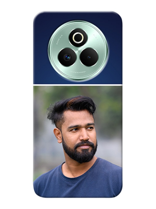 Custom Realme P3 Pro 5G Custom Hard Phone Case - Simple Royal Blue Design