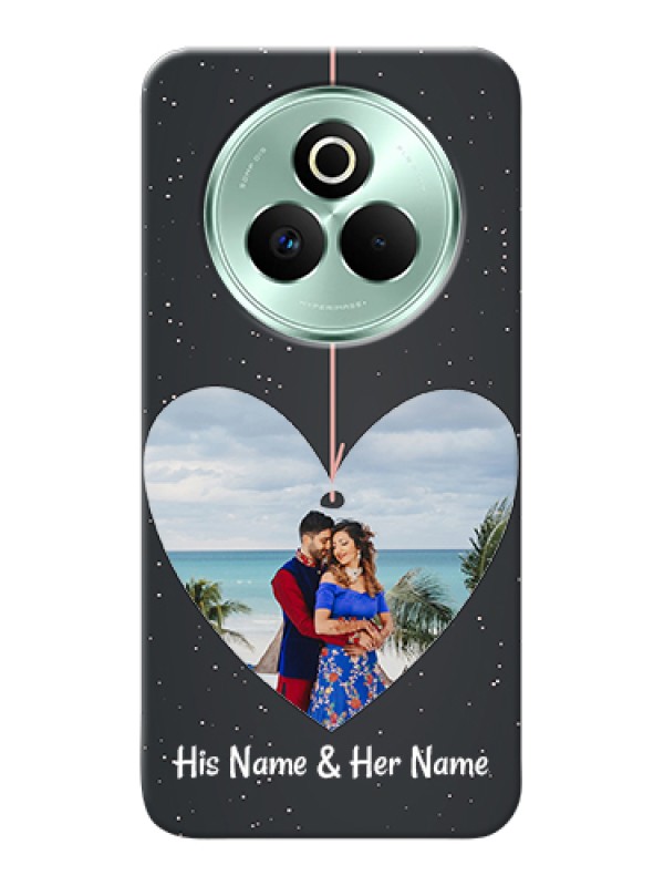 Custom Realme P3 Pro 5G Custom Hard Phone Case - Hanging Heart Design