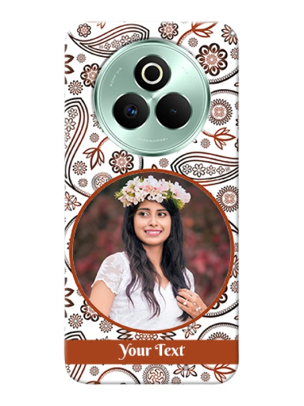 Custom Realme P3 Pro 5G Custom Hard Phone Case - Abstract Flower Design