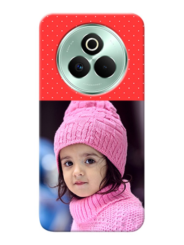 Custom Realme P3 Pro 5G Custom Hard Phone Case - Red Pattern Design