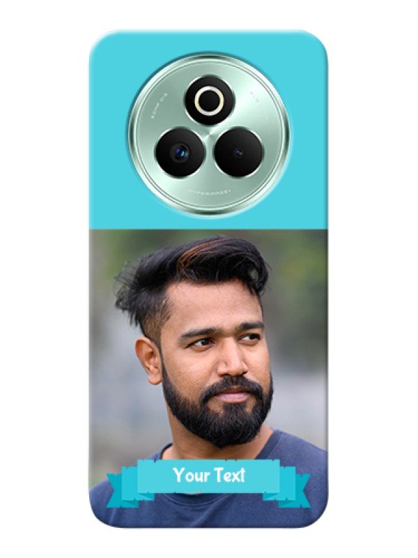 Custom Realme P3 Pro 5G Custom Hard Phone Case - Blue Color Design