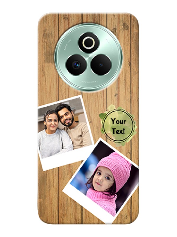 Custom Realme P3 Pro 5G Custom Hard Phone Case - Wooden Texture Design