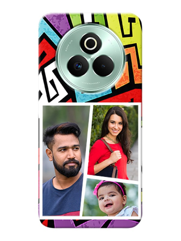 Custom Realme P3 Pro 5G Custom Hard Phone Case - Graffiti Pattern Design