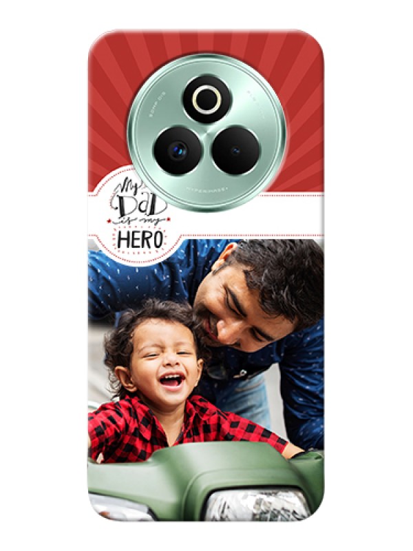 Custom Realme P3 Pro 5G Custom Hard Phone Case - My Dad Hero Design