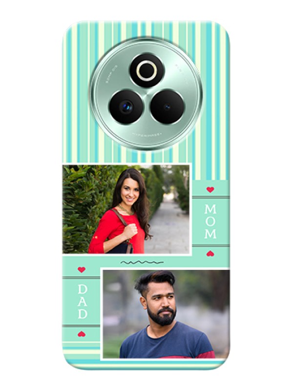 Custom Realme P3 Pro 5G Custom Hard Phone Case - Mom & Dad Pic Design