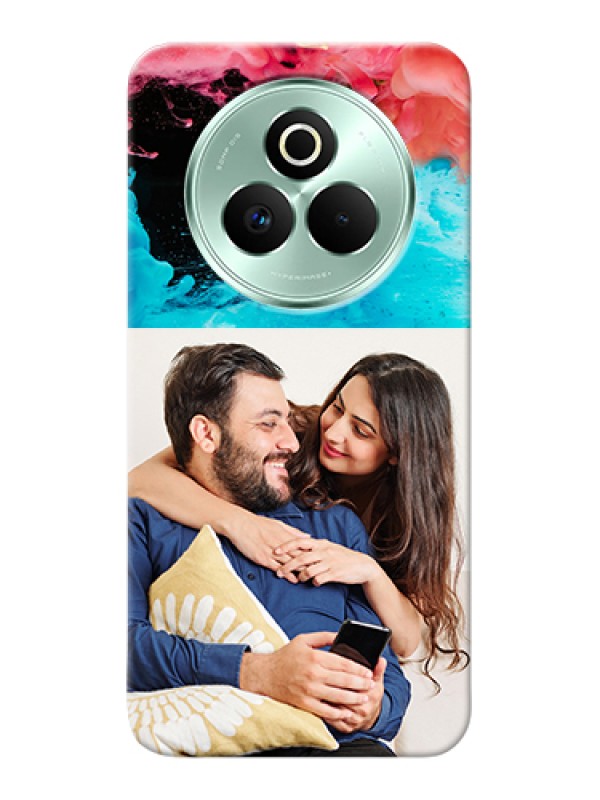 Custom Realme P3 Pro 5G Custom Hard Phone Case - Quote With Acrylic Painting Design