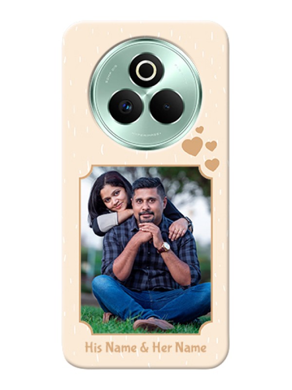 Custom Realme P3 Pro 5G Custom Hard Phone Case - With Confetti Love Design