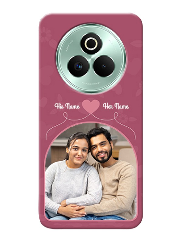 Custom Realme P3 Pro 5G Custom Hard Phone Case - Love Floral Design