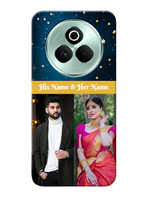 Custom Realme P3 Pro 5G Custom Hard Phone Case - Galaxy Stars Backdrop Design