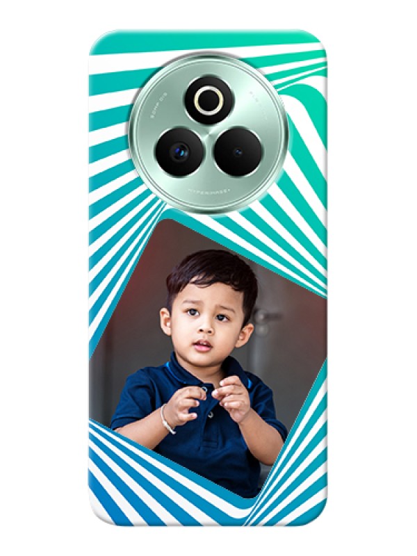 Custom Realme P3 Pro 5G Custom Hard Phone Case - Abstract Spiral Design