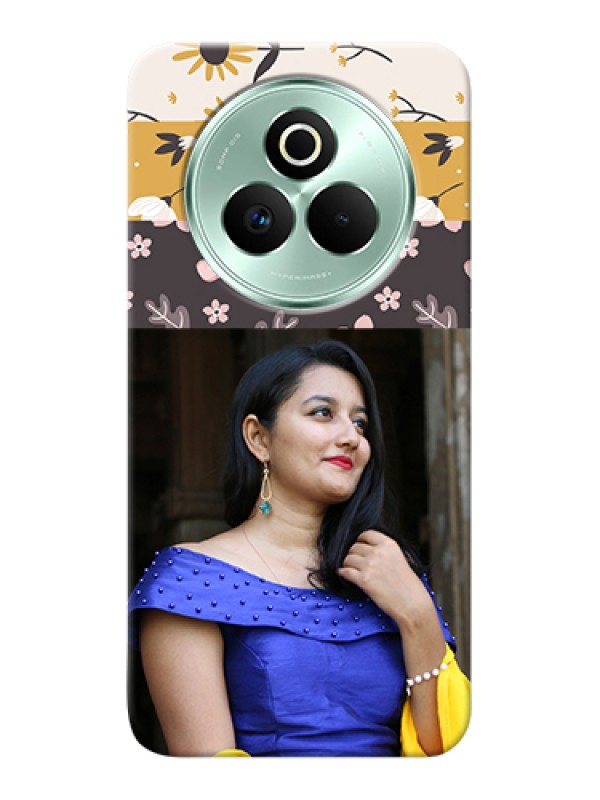 Custom Realme P3 Pro 5G Custom Hard Phone Case - Stylish Floral Design