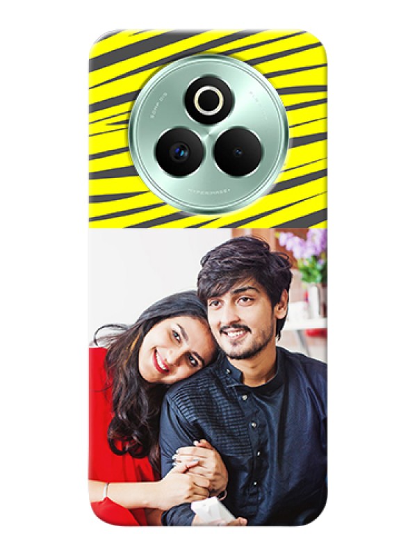 Custom Realme P3 Pro 5G Custom Hard Phone Case - Yellow Abstract Design