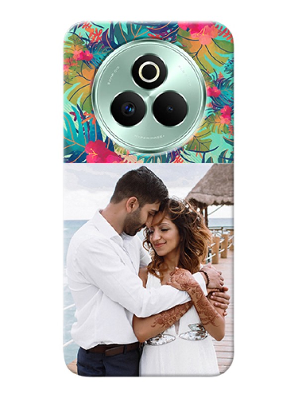 Custom Realme P3 Pro 5G Custom Hard Phone Case - Watercolor Floral Design