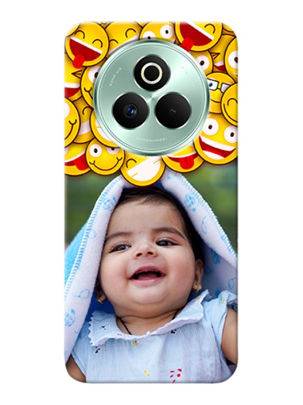 Custom Realme P3 Pro 5G Custom Hard Phone Case - With Smiley Emoji Design
