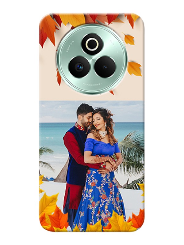 Custom Realme P3 Pro 5G Custom Hard Phone Case - Autumn Maple Leaves Design