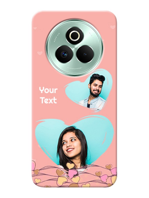 Custom Realme P3 Pro 5G Custom Hard Phone Case - Love Doodle Design