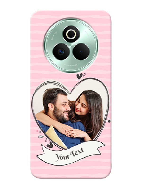 Custom Realme P3 Pro 5G Custom Hard Phone Case - Vintage Heart Design