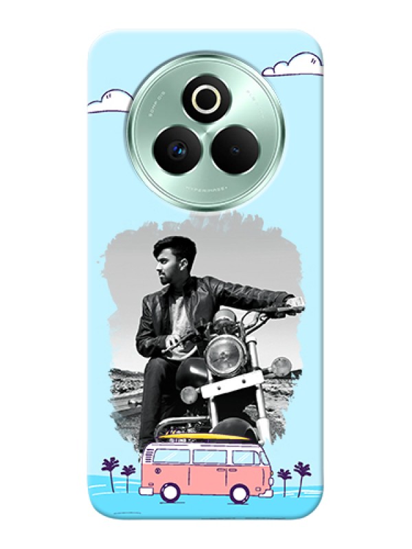 Custom Realme P3 Pro 5G Custom Hard Phone Case - Travel & Adventure Design