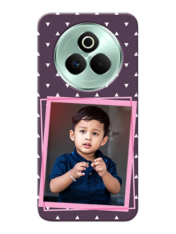 Custom Realme P3 Pro 5G Custom Hard Phone Case - Triangle Pattern Dotted Design