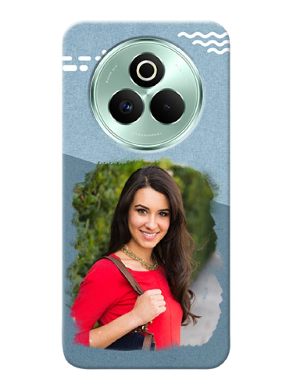 Custom Realme P3 Pro 5G Custom Hard Phone Case - Grunge Line Art Design