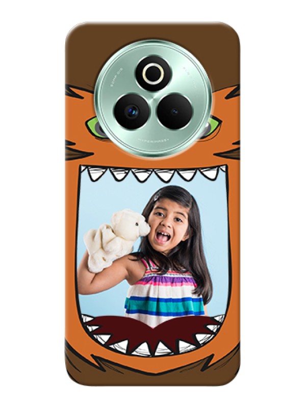 Custom Realme P3 Pro 5G Custom Hard Phone Case - Owl Monster Back Case Design