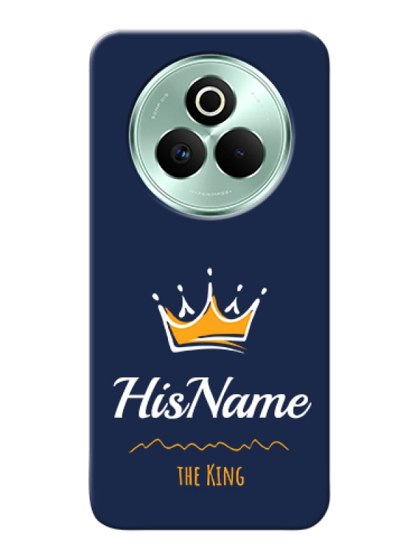 Custom Realme P3 Pro 5G Custom Hard Phone Case - King With Name Design