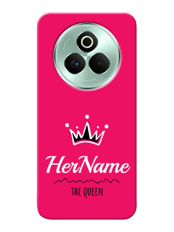 Custom Realme P3 Pro 5G Custom Hard Phone Case - Queen With Name Design