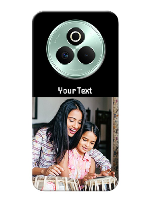 Custom Realme P3 Pro 5G Custom Hard Phone Case - Photo With Name Design