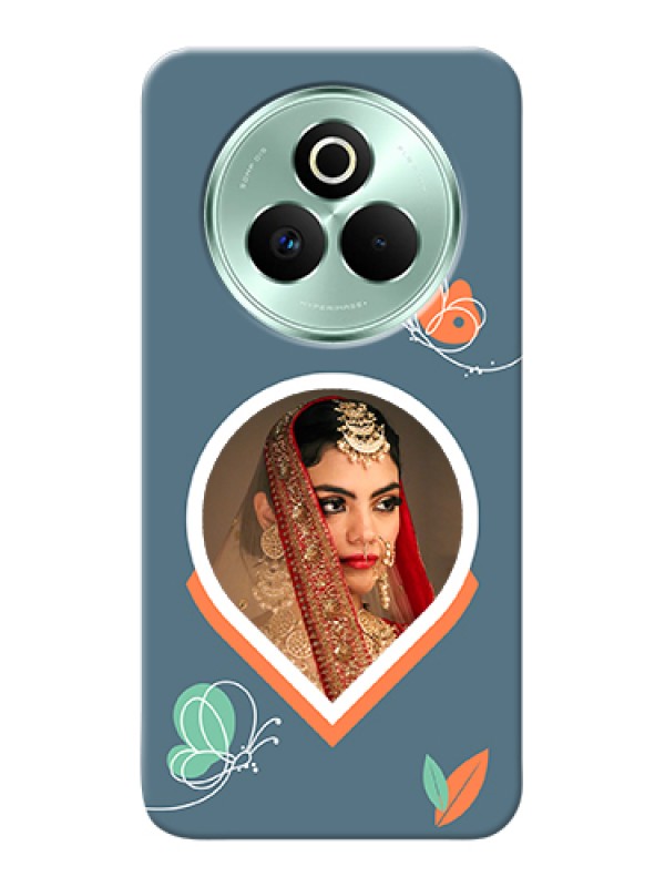 Custom Realme P3 Pro 5G Custom Hard Phone Case - Droplet Butterflies Design