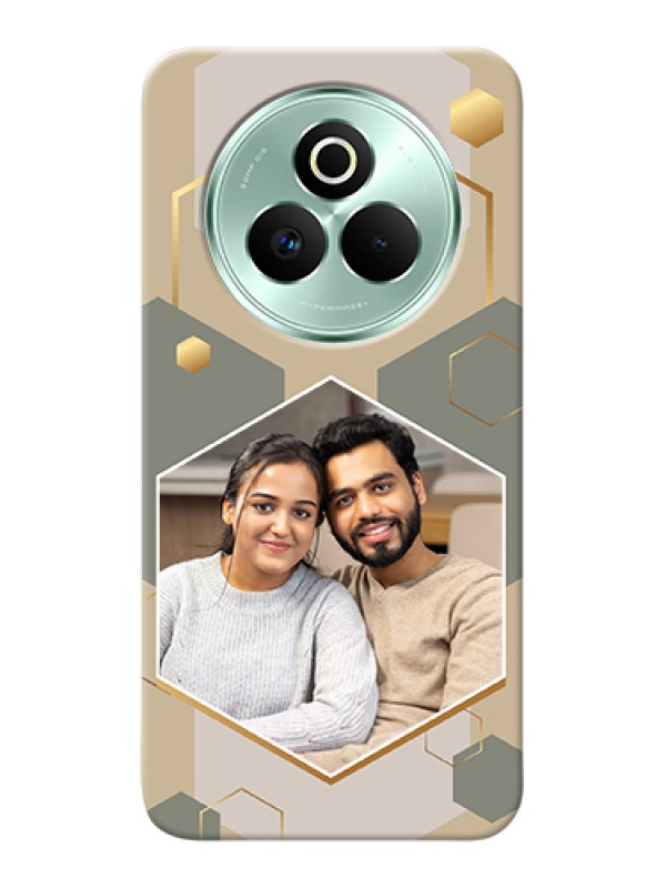 Custom Realme P3 Pro 5G Custom Hard Phone Case - Stylish Hexagon Pattern Design