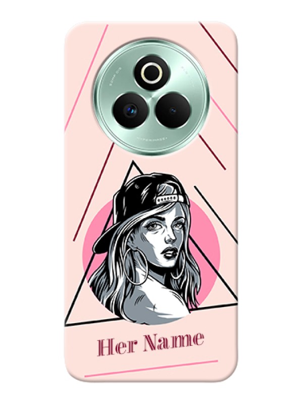 Custom Realme P3 Pro 5G Custom Hard Phone Case - Rockstar Girl Design