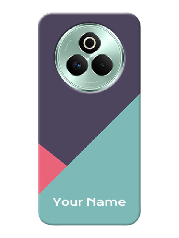 Custom Realme P3 Pro 5G Custom Hard Phone Case - Tri Color Abstract Design