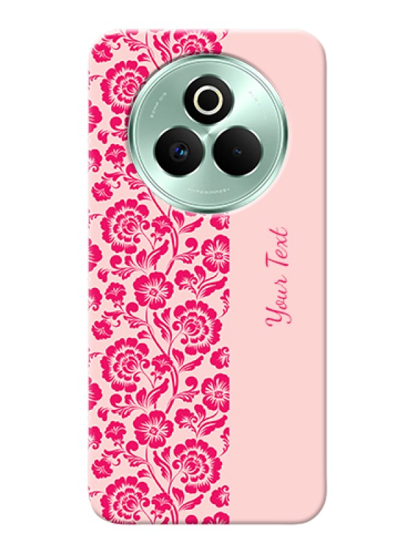 Custom Realme P3 Pro 5G Custom Hard Phone Case - Attractive Floral Pattern Design