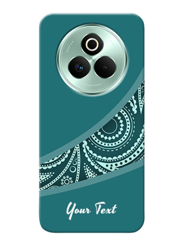 Custom Realme P3 Pro 5G Custom Hard Phone Case - Semi Visible Floral Design