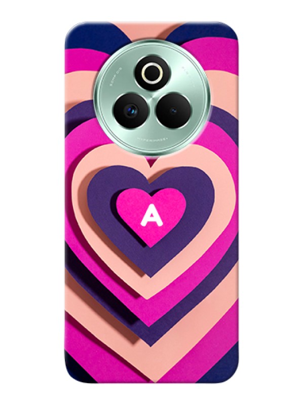 Custom Realme P3 Pro 5G Custom Hard Phone Case - Cute Heart Pattern Design