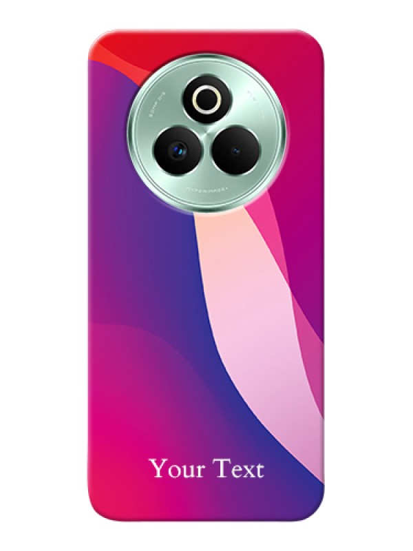 Custom Realme P3 Pro 5G Custom Hard Phone Case - Digital Abstract Overlap Design