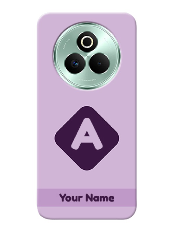 Custom Realme P3 Pro 5G Custom Hard Phone Case - Custom Letter In Curved Badge Design