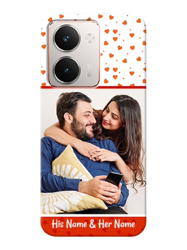 Custom Realme P3 Ultra 5G Custom Hard Phone Case - Orange Love Symbol Design