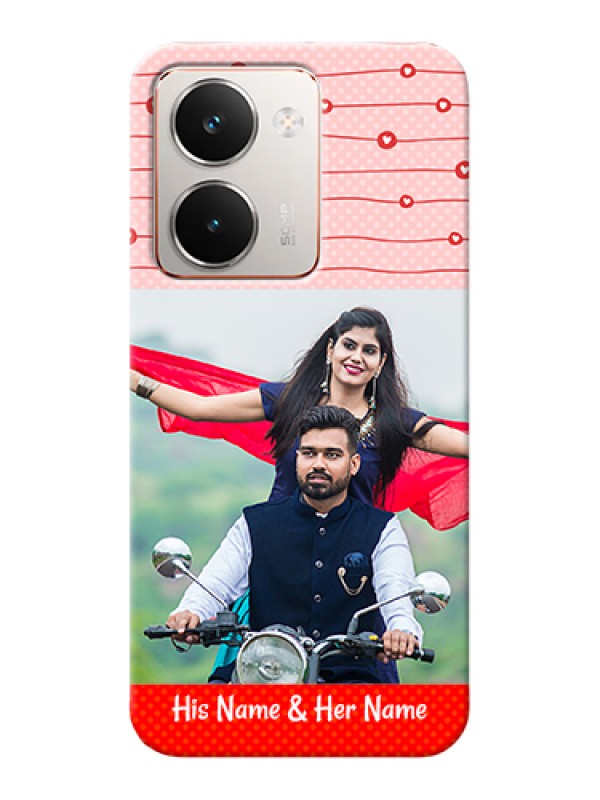 Custom Realme P3 Ultra 5G Custom Hard Phone Case - Red Pattern Case Design