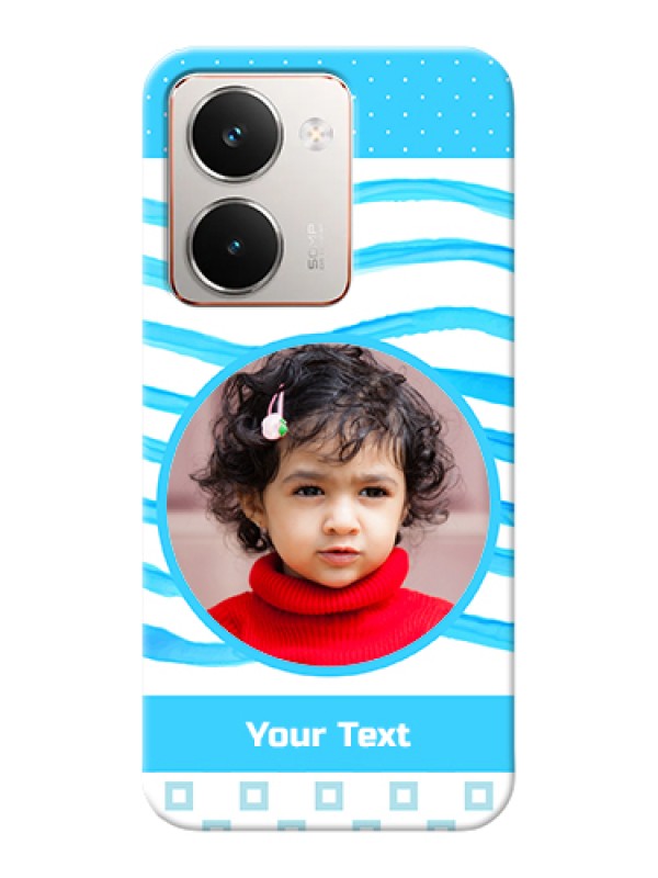 Custom Realme P3 Ultra 5G Custom Hard Phone Case - Simple Blue Case Design