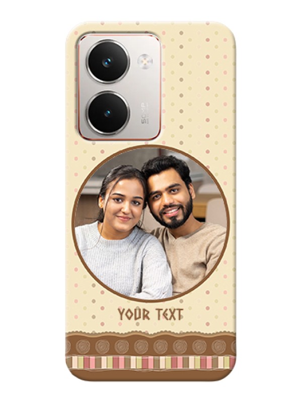 Custom Realme P3 Ultra 5G Custom Hard Phone Case - Brown Dotted Mobile Case Design