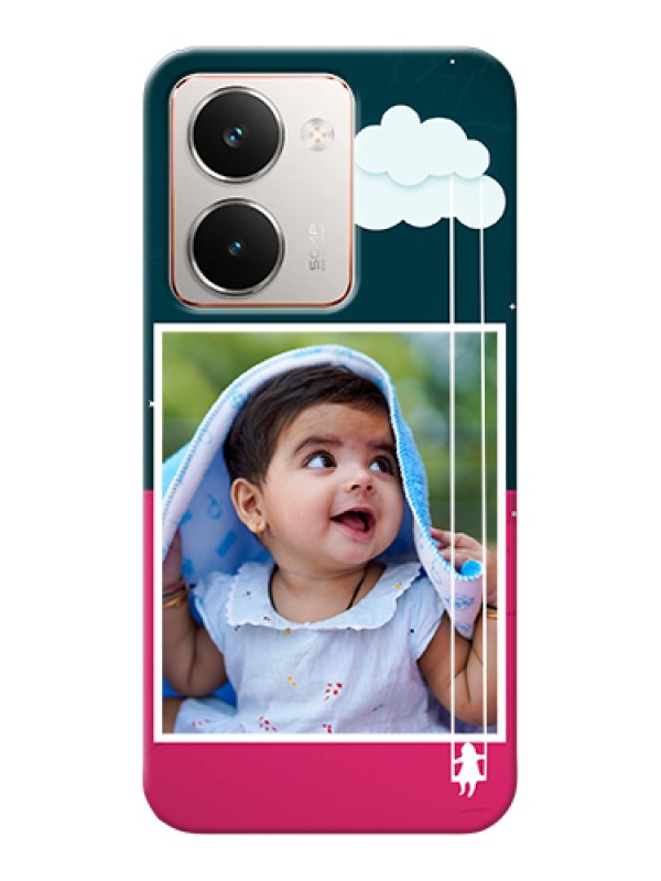 Custom Realme P3 Ultra 5G Custom Hard Phone Case - Cute Girl With Cloud Design