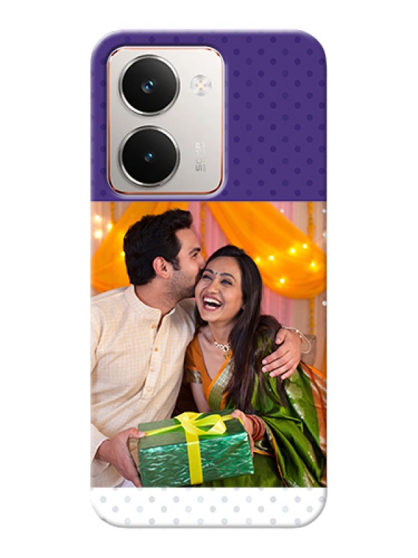 Custom Realme P3 Ultra 5G Custom Hard Phone Case - Violet Colored Pattern Design