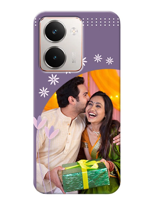 Custom Realme P3 Ultra 5G Custom Hard Phone Case - Lavender Flowers Design