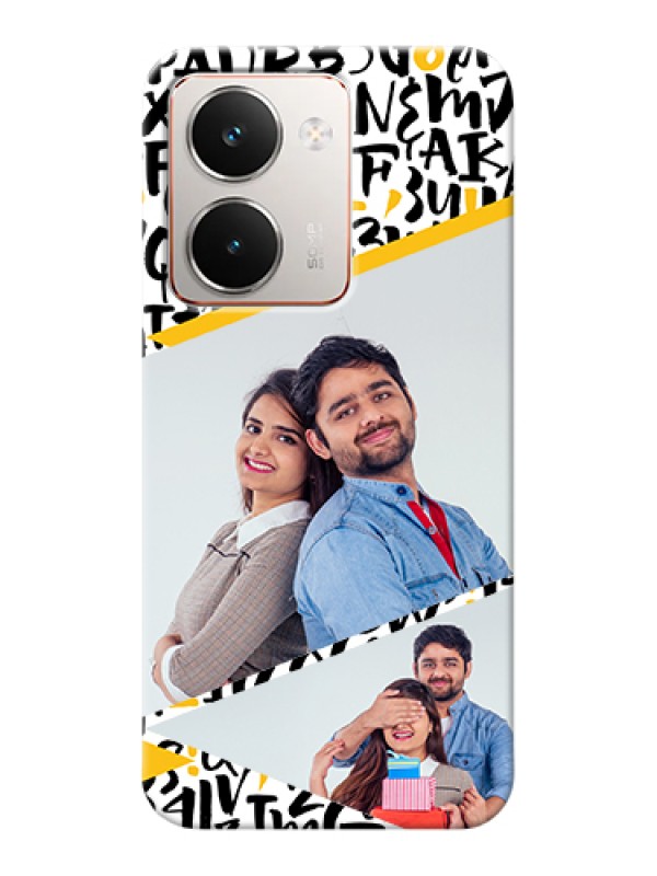 Custom Realme P3 Ultra 5G Custom Hard Phone Case - Letters Pattern Design