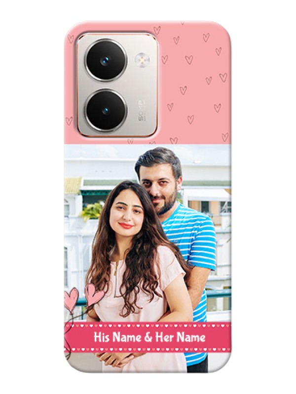 Custom Realme P3 Ultra 5G Custom Hard Phone Case - Love Design Peach Color