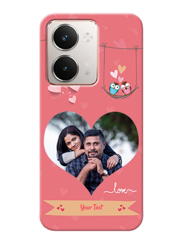 Custom Realme P3 Ultra 5G Custom Hard Phone Case - Peach Color Love Design